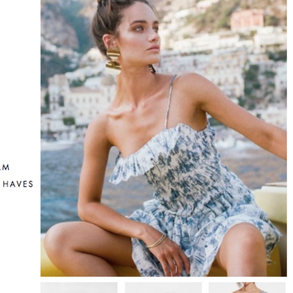 sir the label dahlia one shoulder dress